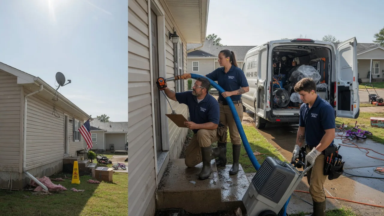 Ceiling Water Damage Restoration in Albany, OK near me